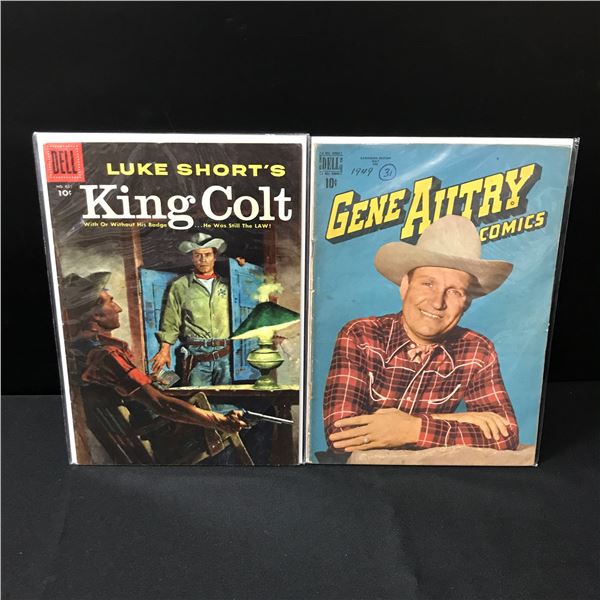 LOT OF 2 WESTERN THEMED COMICS - DELL COMICS