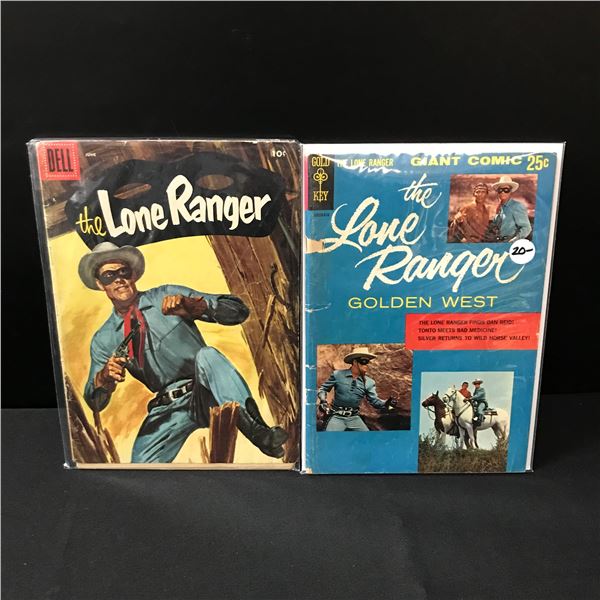 LOT OF 2 LONE RANGER COMICS - DELL AND GOLD KEY COMICS
