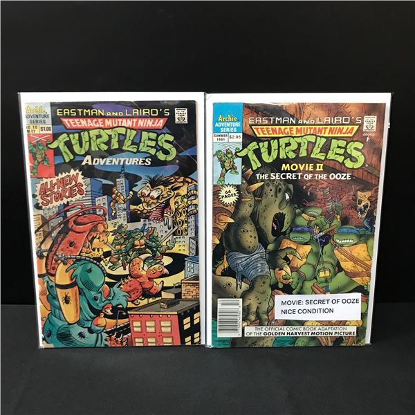 LOT OF 2 TEENAGE MUTANT NINJA TURTLES COMICS - ARCHIE COMICS