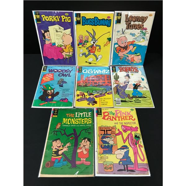 LOT OF 8 MIXED TITLE COMICS INCLUDING BUGS BUNNY - VARIOUS PUBLISHERS
