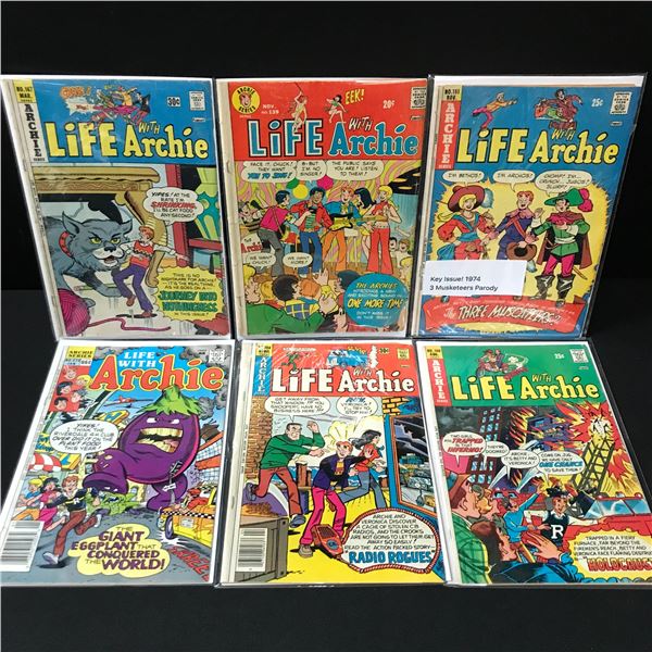 LOT OF 6 LIFE WITH ARCHIE COMICS - ARCHIE COMICS