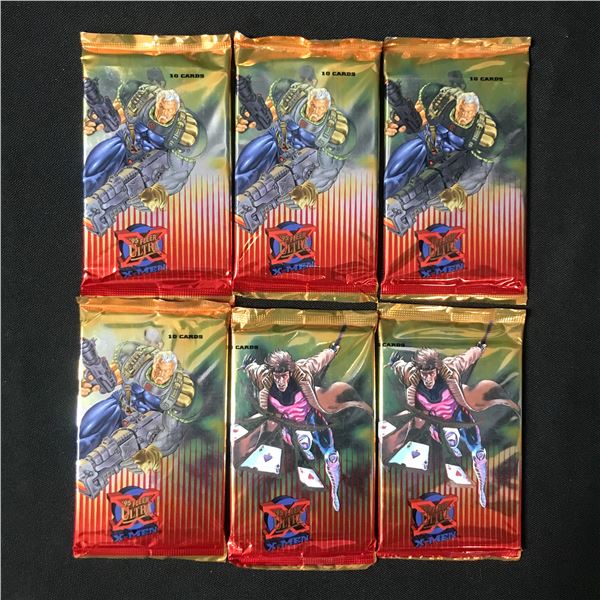 LOT OF 6 '95 FLEER ULTRA X-MEN SEALED TRADING CARD PACKS