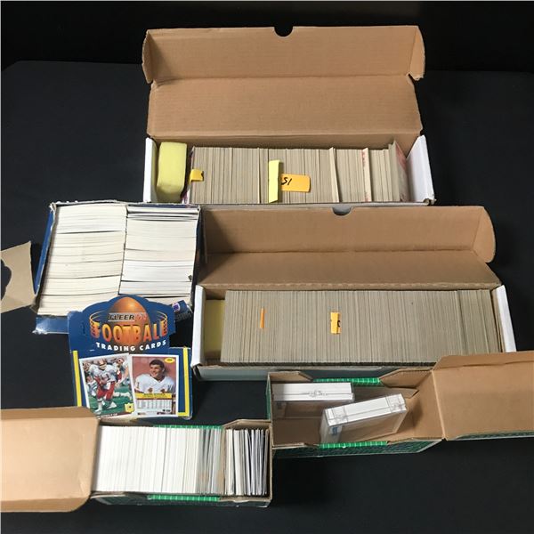 LOT OF 4 BOXES OF TRADING CARDS