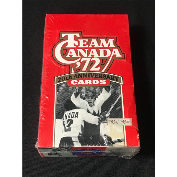 Team Canada '72 20TH ANNIVERSARY SEALED TRADING CARDS BOX