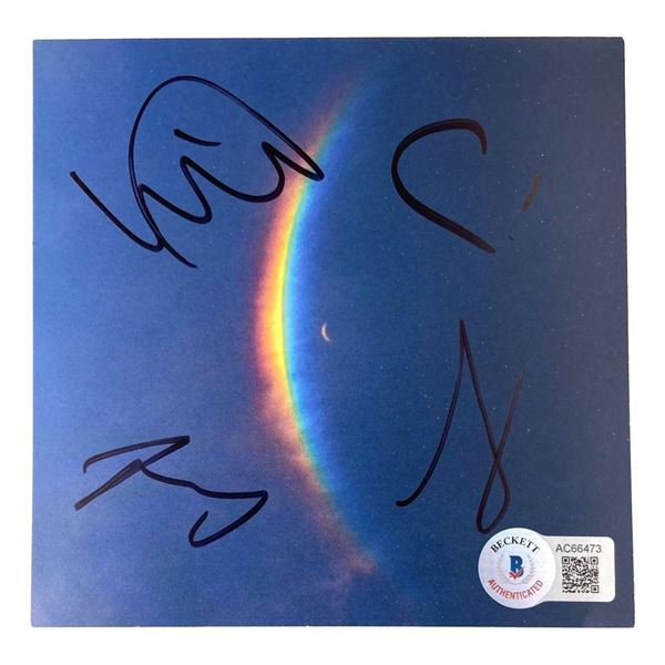 COLDPLAY BAND SIGNED CD COVER (BECKETT COA)
