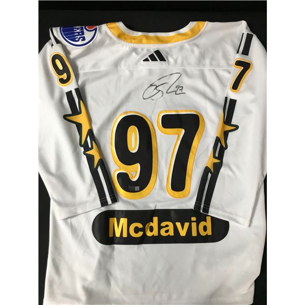 CONNOR MCDAVID SIGNED 2024 NHL ALL STAR GAME CUSTOM JERSEY - ACE COA