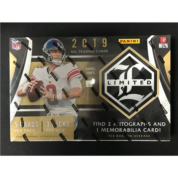 2019 PANINI LIMITED NFL TRADING CARDS SEALED BOX