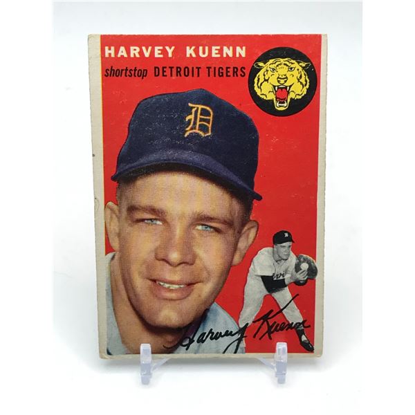 1954 HARVEY KUENN BASEBALL TRADING CARD