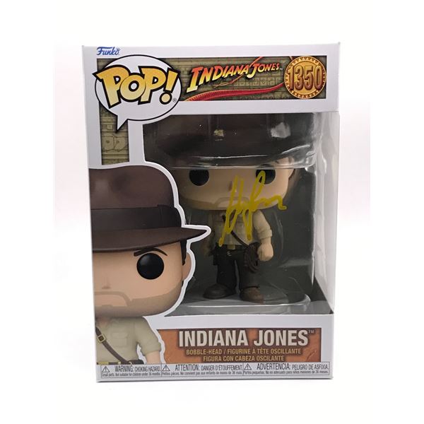 HARRISON FORD SIGNED INDIANA JONES FUNKO POP - KB COA