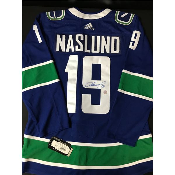 MARKUS NASLUND SIGNED VANCOUVER CANUCKS  ADIDAS PRO HOCKEY JERSEY- PASTIME COA