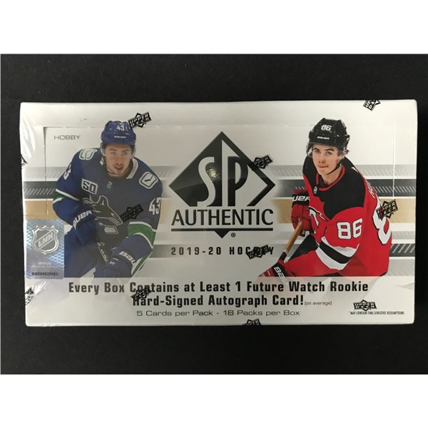 2019-20 UPPER DECK SP AUTHENTIC SEALED HOBBY BOX