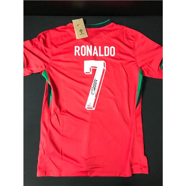 CHRISTIANO RONALDO SIGNED PORTUGAL SOCCER JERSEY - ACE COA