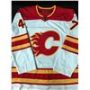 Image 3 : CONNOR ZARY SIGNED CALGARY FLAMES ADIDAS PRO JERSEY - COJO COA