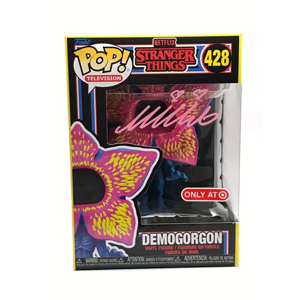 MILLIE BOBBY BROWN SIGNED STRANGER THINGS FUNKO POP - KB COA