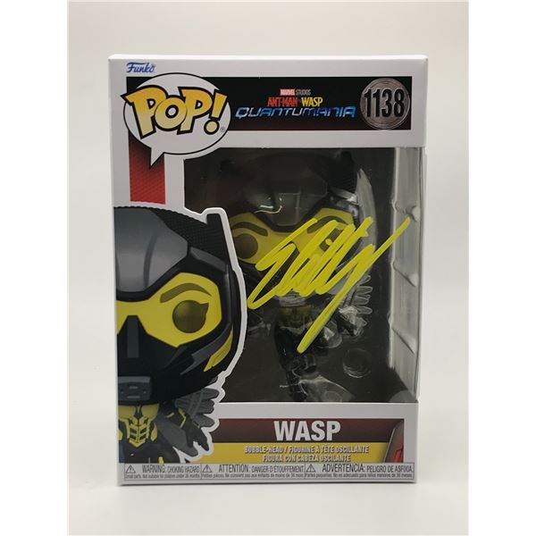 EVANGELINE LILLY SIGNED WASP FUNKO POP - KB COA