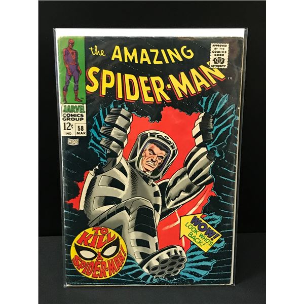 THE AMAZING SPIDERMAN #58 - MARVEL COMICS