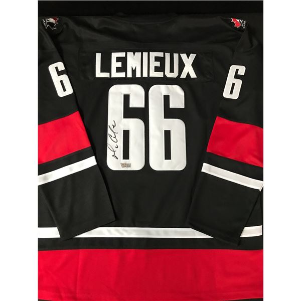 MARIO LEMIEUX SIGNED TEAM CANADA CUSTOM JERSEY - ACE COA