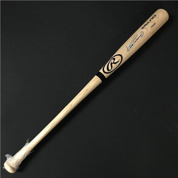 VLADIMIR GUERRERO JR SIGNED RAWLINGS BASEBALL BAT (JSA COA)