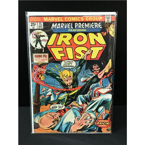 MARVEL PREMIERE FEATURING IRON FIST #15 - MARVEL COMICS