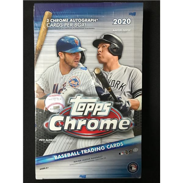 2020 TOPPS CHROME BASEBALL SEALED HOBBY BOX