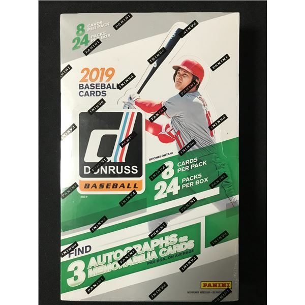 2019 PANINI DONRUSS BASEBALL SEALED HOBBY BOX