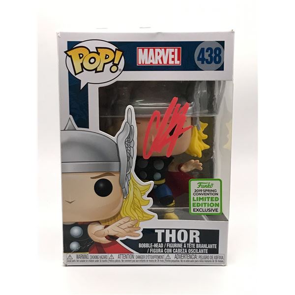 CHRIS HEMSWORTH SIGNED THOR FUNKO POP - KB COA
