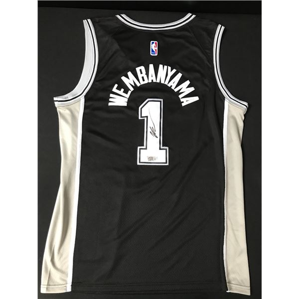 VICTOR WEMBANYAMA SIGNED SAN ANTONIO SPURS CUSTOM JERSEY - ACE COA