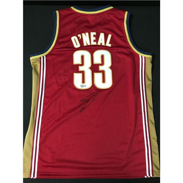SHAQUILLE O'NEAL SIGNED CLEVELAND CAVALIERS CUSTOM JERSEY - ACE COA