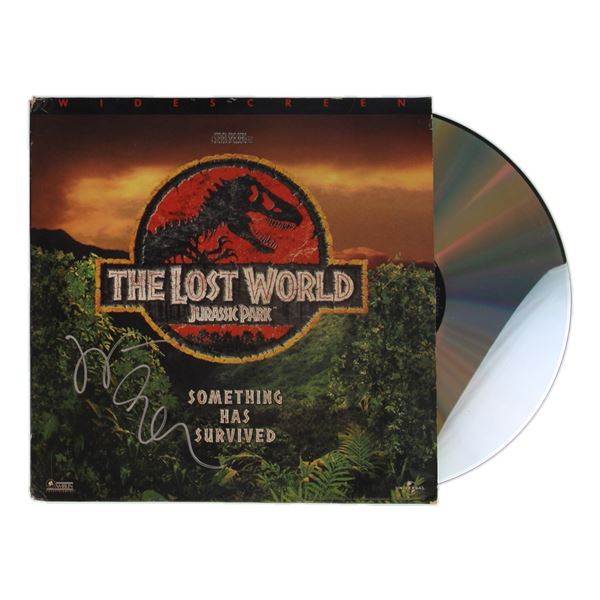 JEFF GOLDBLUM SIGNED JURASSIC PARK LASER DISC (JSA COA)