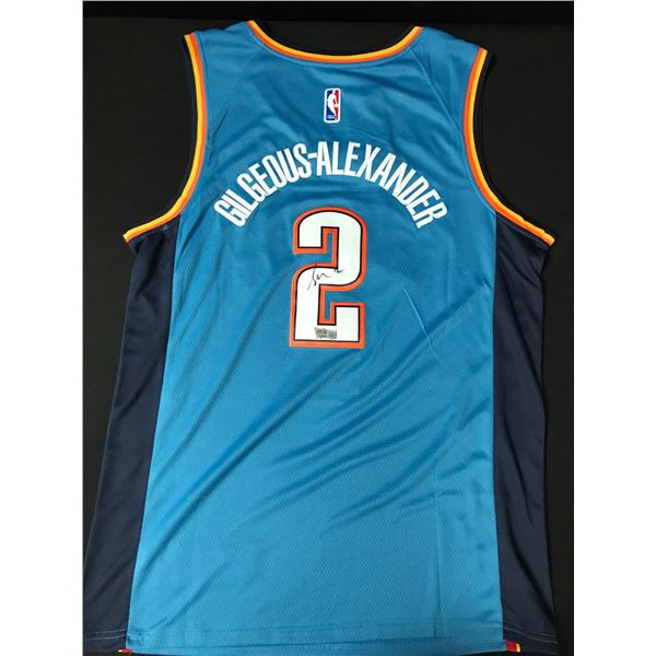 SHAI GILGEOUS ALEXNADER SIGNED OKLAHOMA CITY THUNDER CUSTOM JERSEY - ACE COA