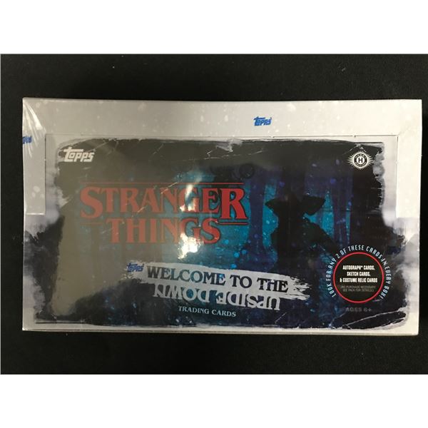 TOPPS STRANGER THINGS WELCOME TO THE UPSIDE DOWN SEALED HOBBY BOX