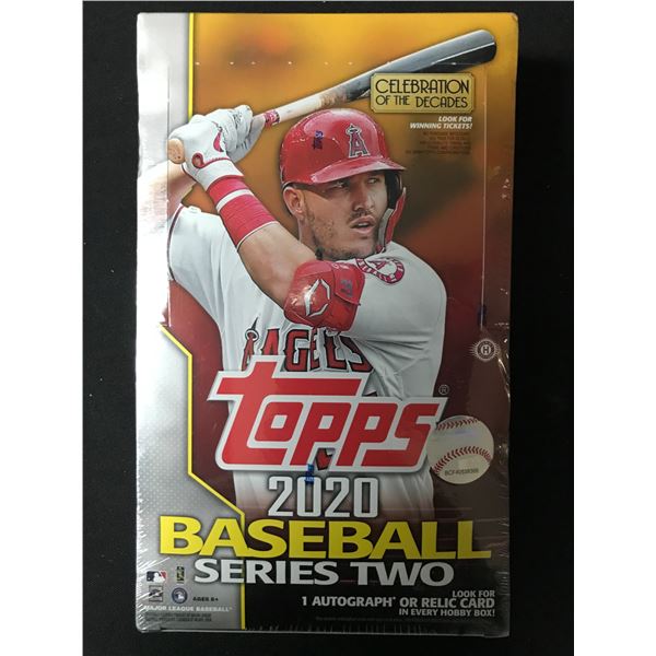 2020 TOPPS SERIES 2 BASEBALL SEALED HOBBY BOX