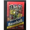 Image 1 : 2019 ARCHIVES BASEBALL SEALED BASEBALL HOBBY BOX