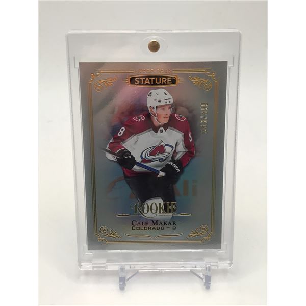 2019-20 UPPER DECK STATURE HOCKEY CALE MAKAR ROOKIE CARD 363/399