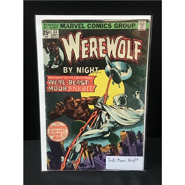 WEREWOLF BY NIGHT #33 2ND MOON KNIGHT - MARVEL COMICS