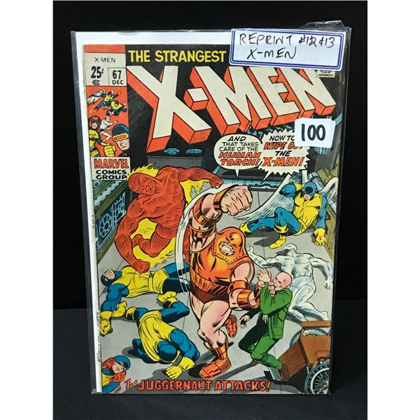 XMEN #67 REPRINT #12 - MARVEL COMICS