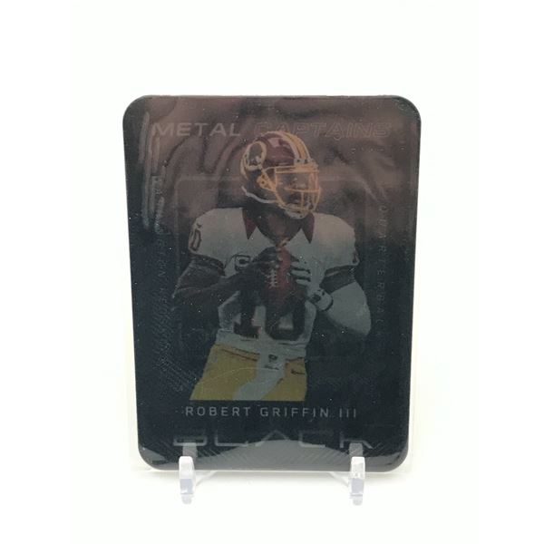 2O13 PANINI BLACK FOOTBALL ROBERT GRIFFIN III METAL ROOKIE CARD