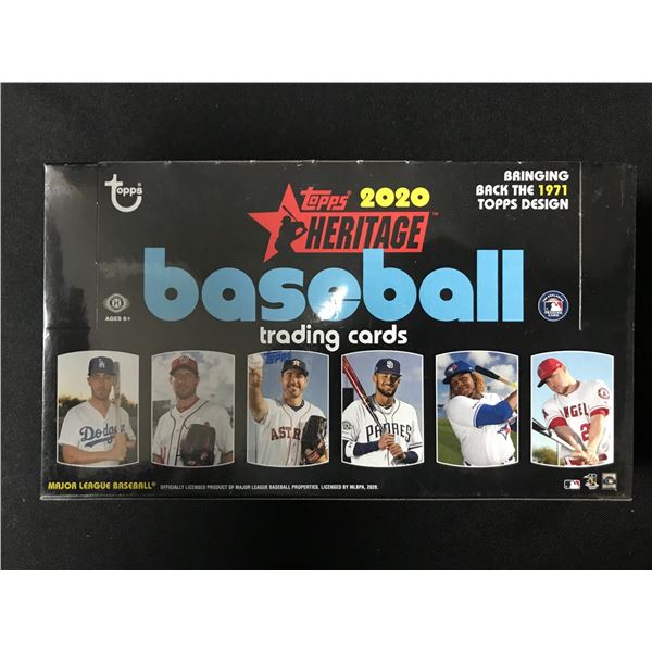 2020 TOPPS HERITAGE BASEBALL SEALED TRADING CARDS BOX