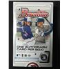 Image 1 : 2020 BOWMAN BASEBALL SEALED HOBBY BOX