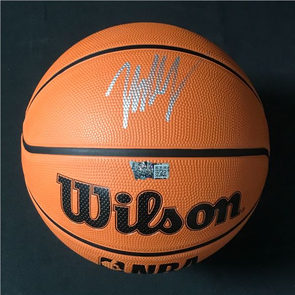 VICTOR WEMBENYAMA SIGNED WILSON BASKETBALL (ACE COA)