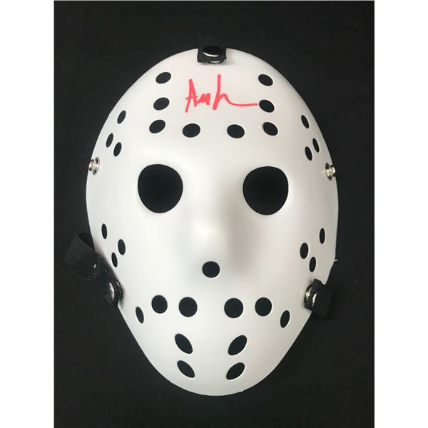 ARI LEHMAN SIGNED HOCKEY MASK - KB COA