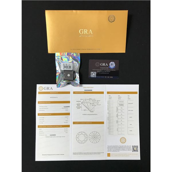1.0 CT MASSONITE WITH GRA CERTIFICATE