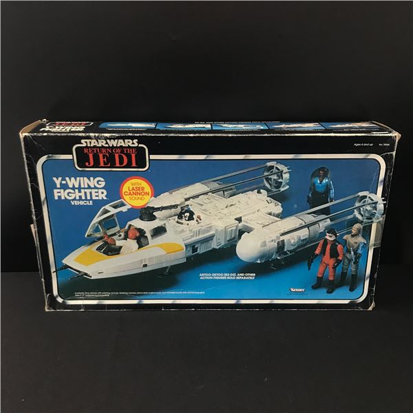 COMPLETE VINTAGE 1983 STAR WARS RETURN OF THE JEDI Y-WING FIGHTER IN ORIGINAL PACKAGING