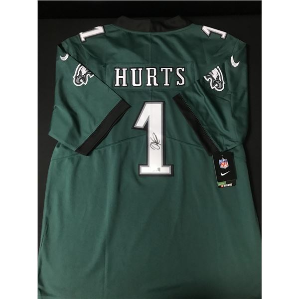 JALEN HURTS SIGNED PHILADELPHIA EAGLES CUSTOM JERSEY - ACE COA
