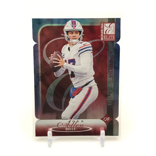 2020 PANINI DONRUSS ELITE JOSH ALLEN ASPIRATIONS TRADING CARD 75/99
