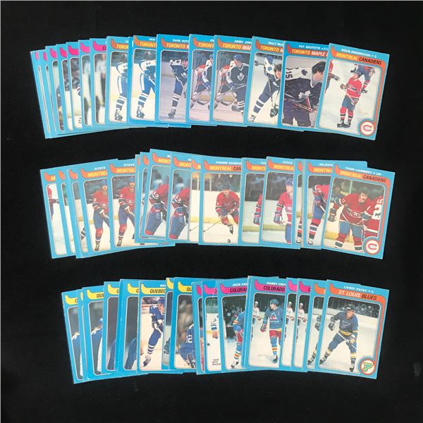 1979-80 O PEE CHEE HOCKEY TRADING CARDS LOTS