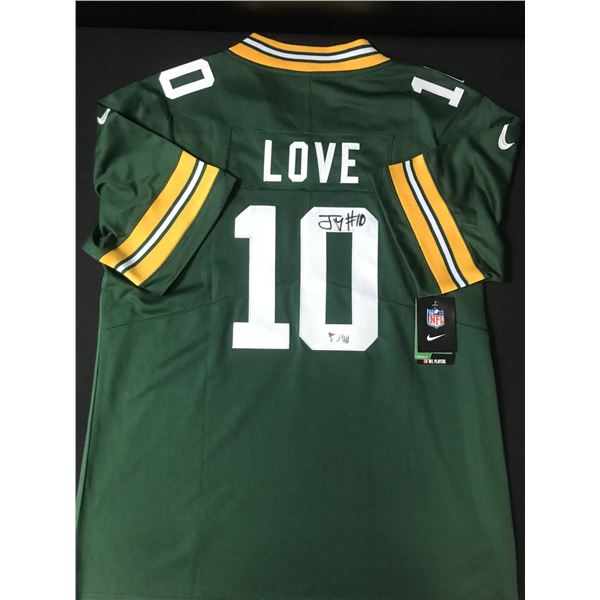 JORDAN LOVE SIGNED GREEN BAY CUSTOM JERSEY - ACE COA
