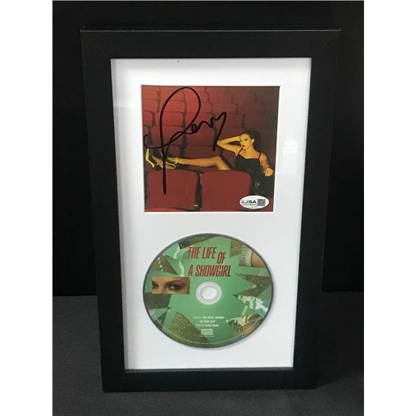 TAYLOR SWIFT SIGNED AND FRAMED CD SLEEVE PRESENTATION PIECE - JSA COA