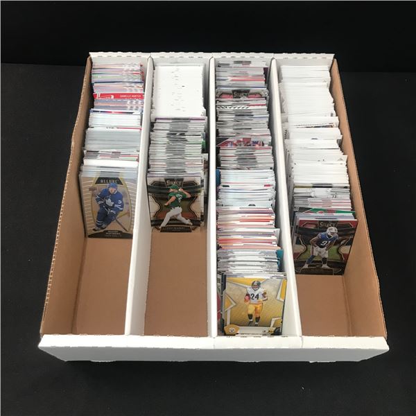 LARGE BOX OF TRADING CARDS (MIXED SPORTS)