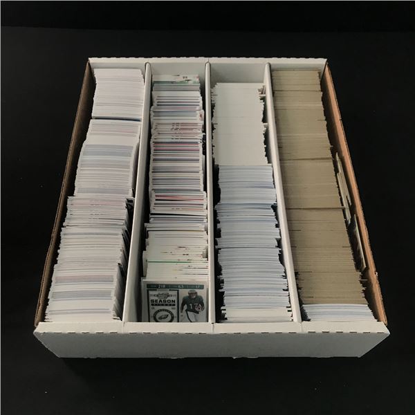 LARGE BOX OF TRADING CARDS (MIXED SPORTS)